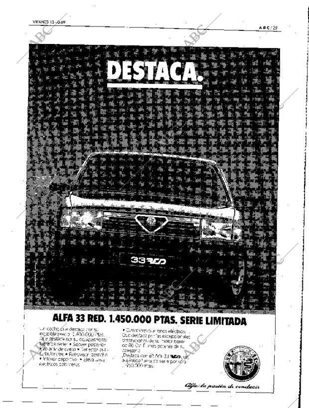ABC MADRID 13-10-1989 página 29