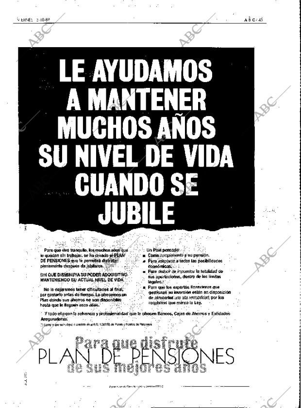 ABC MADRID 13-10-1989 página 43