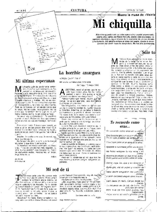 ABC MADRID 13-10-1989 página 46
