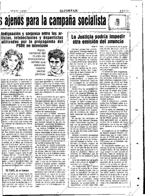 ABC MADRID 13-10-1989 página 61