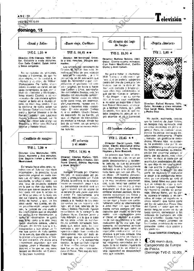 ABC MADRID 13-10-1989 página 83