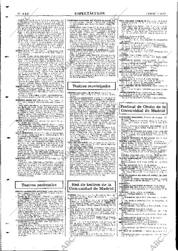 ABC MADRID 13-10-1989 página 90