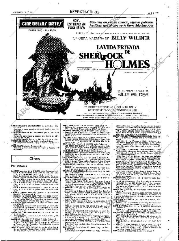 ABC MADRID 13-10-1989 página 91