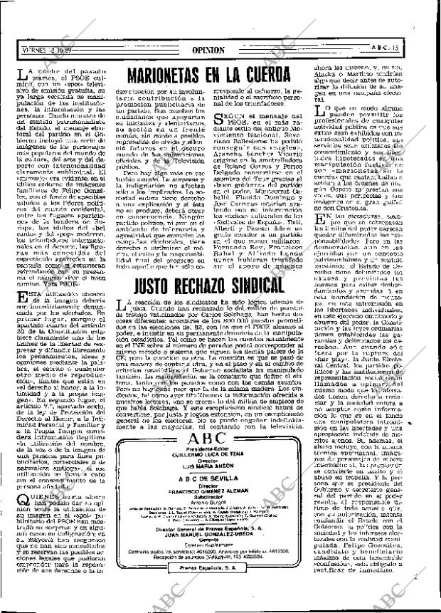 ABC SEVILLA 13-10-1989 página 15