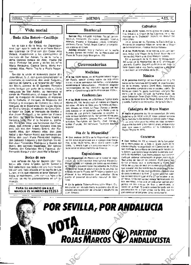 ABC SEVILLA 13-10-1989 página 43