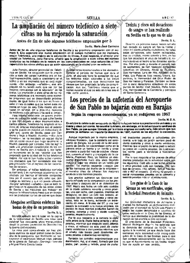 ABC SEVILLA 13-10-1989 página 47