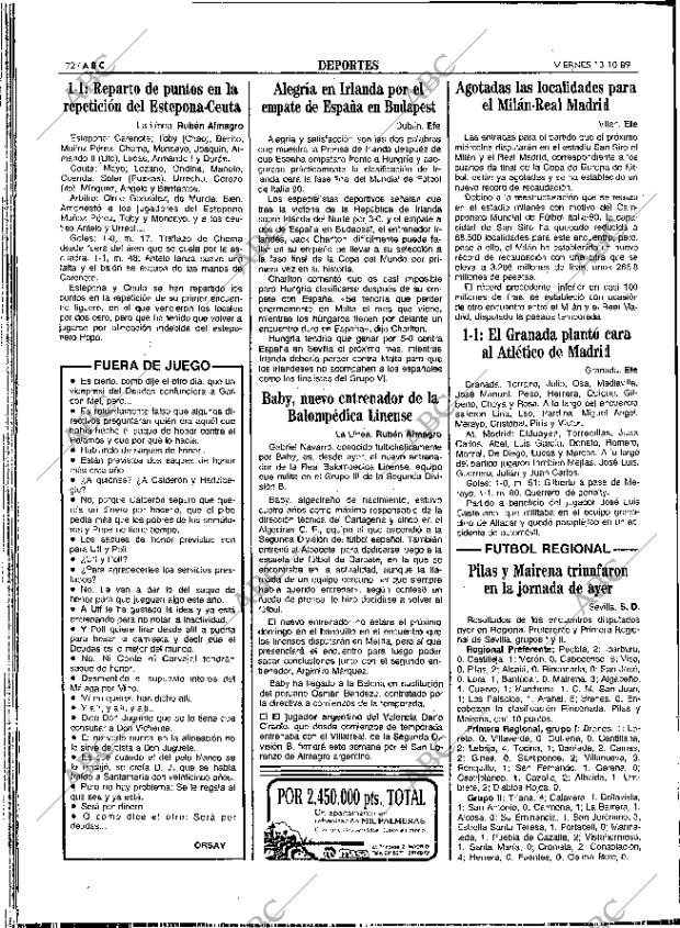 ABC SEVILLA 13-10-1989 página 72