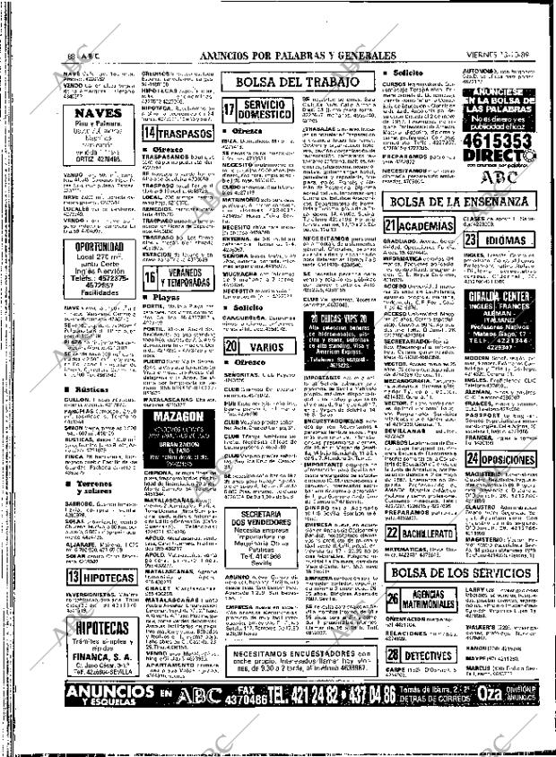 ABC SEVILLA 13-10-1989 página 88