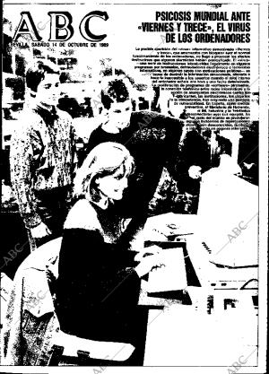 ABC SEVILLA 14-10-1989 página 1