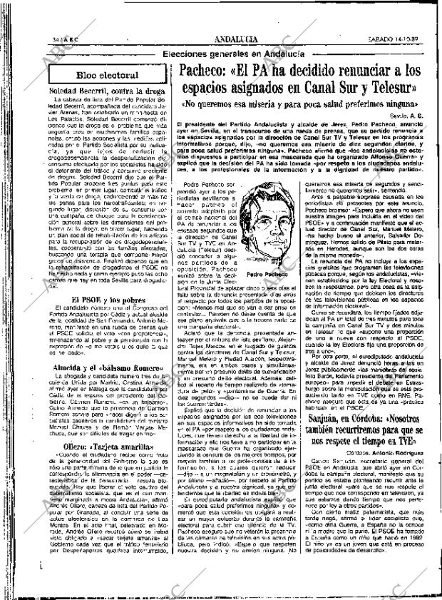 ABC SEVILLA 14-10-1989 página 34