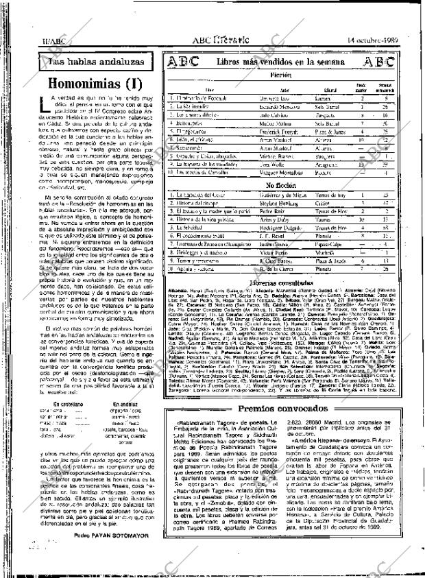 ABC SEVILLA 14-10-1989 página 50