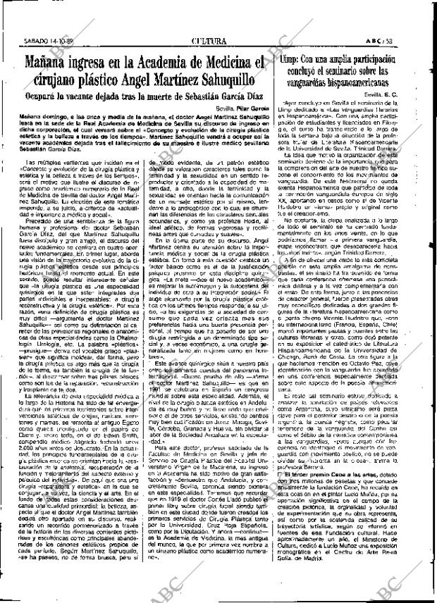 ABC SEVILLA 14-10-1989 página 61