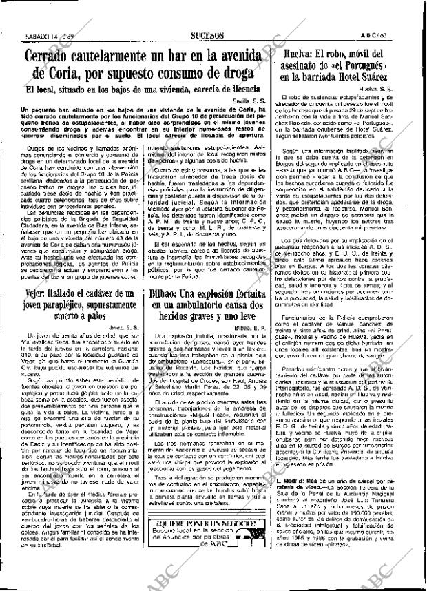 ABC SEVILLA 14-10-1989 página 73