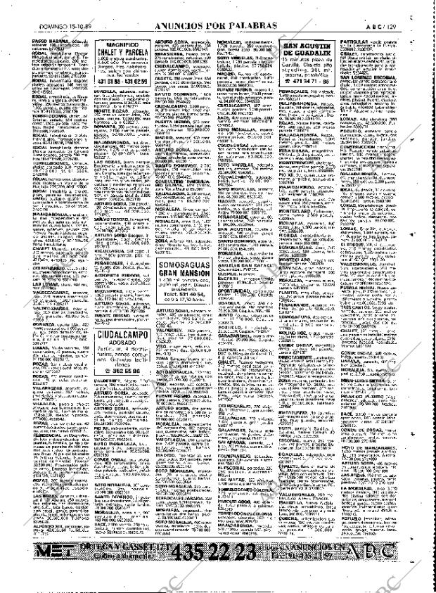 ABC MADRID 15-10-1989 página 129