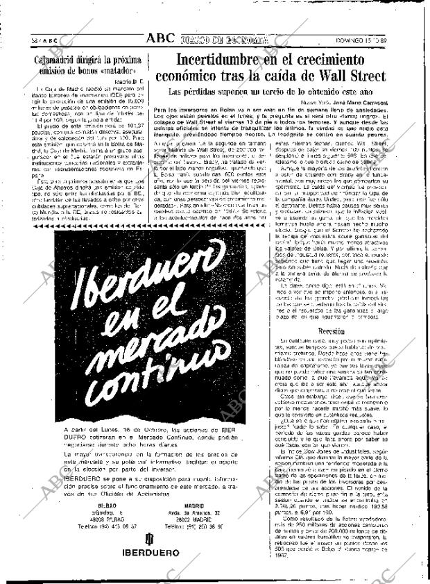 ABC MADRID 15-10-1989 página 58