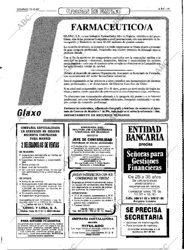 ABC MADRID 15-10-1989 página 69