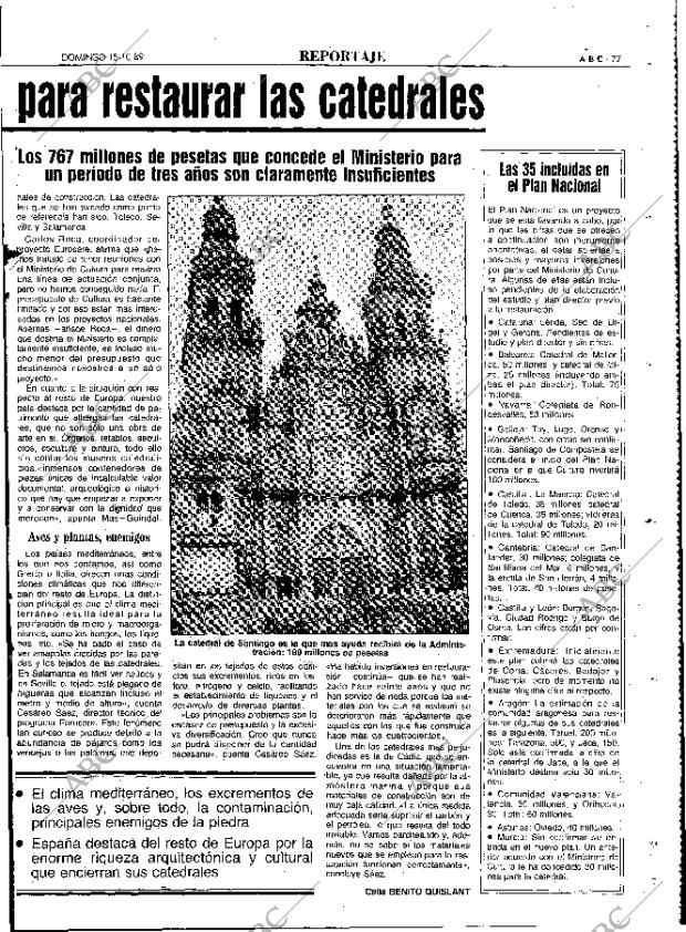 ABC MADRID 15-10-1989 página 77