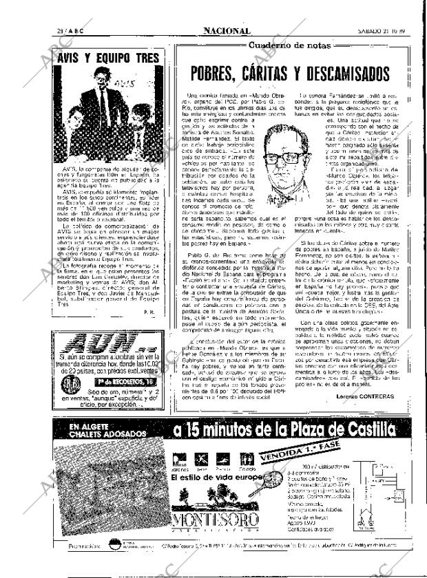 ABC MADRID 21-10-1989 página 28