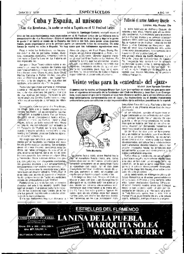 ABC MADRID 21-10-1989 página 99