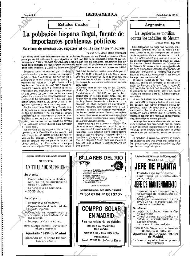 ABC MADRID 22-10-1989 página 36