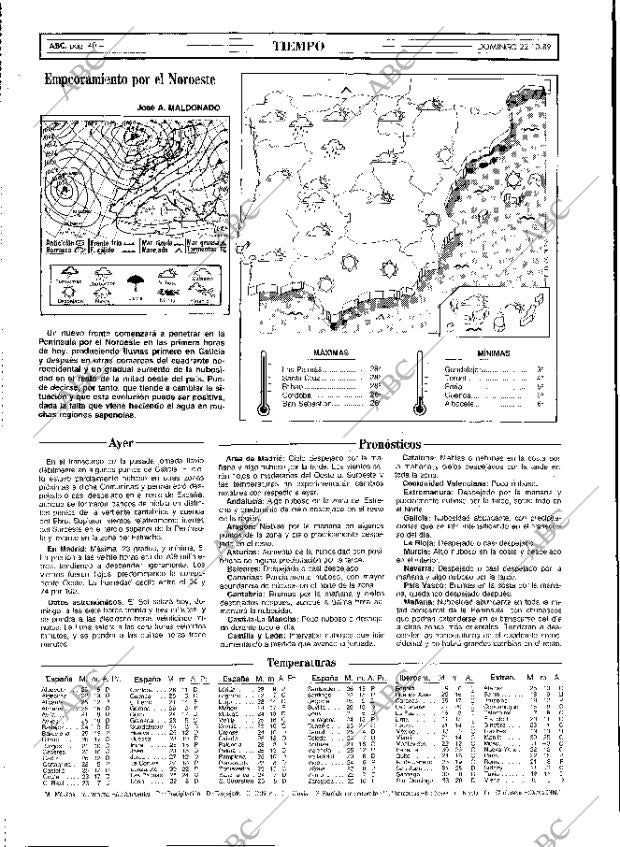 ABC MADRID 22-10-1989 página 40