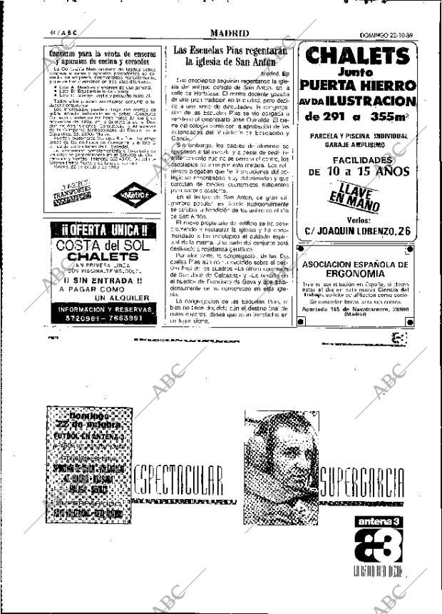 ABC MADRID 22-10-1989 página 44