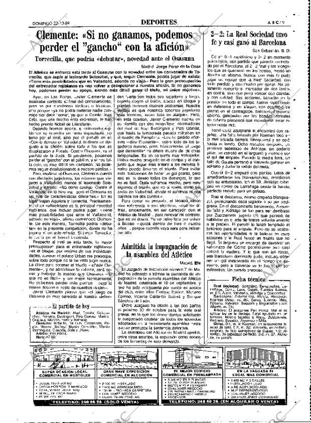 ABC MADRID 22-10-1989 página 91