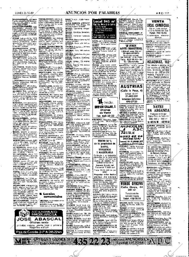ABC MADRID 23-10-1989 página 117