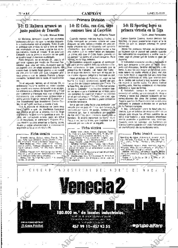 ABC MADRID 23-10-1989 página 72