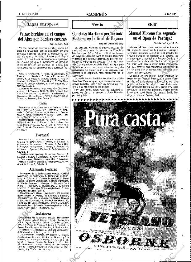 ABC MADRID 23-10-1989 página 85
