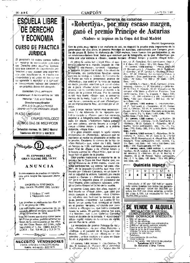 ABC MADRID 23-10-1989 página 88