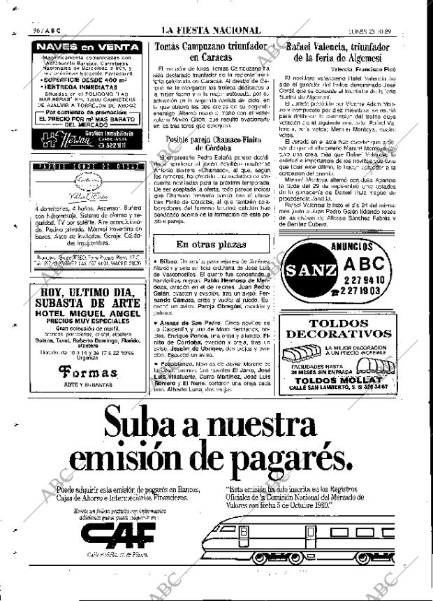 ABC MADRID 23-10-1989 página 96