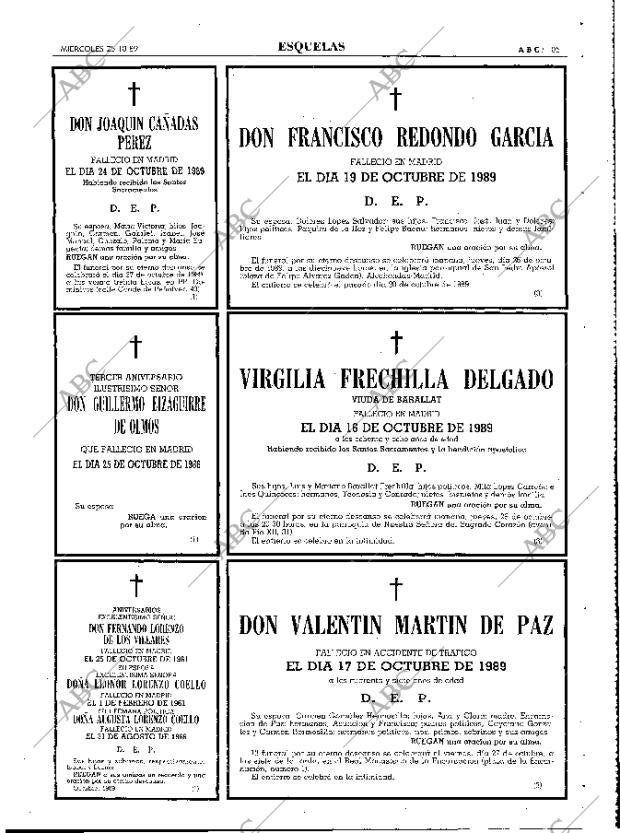 ABC MADRID 25-10-1989 página 105