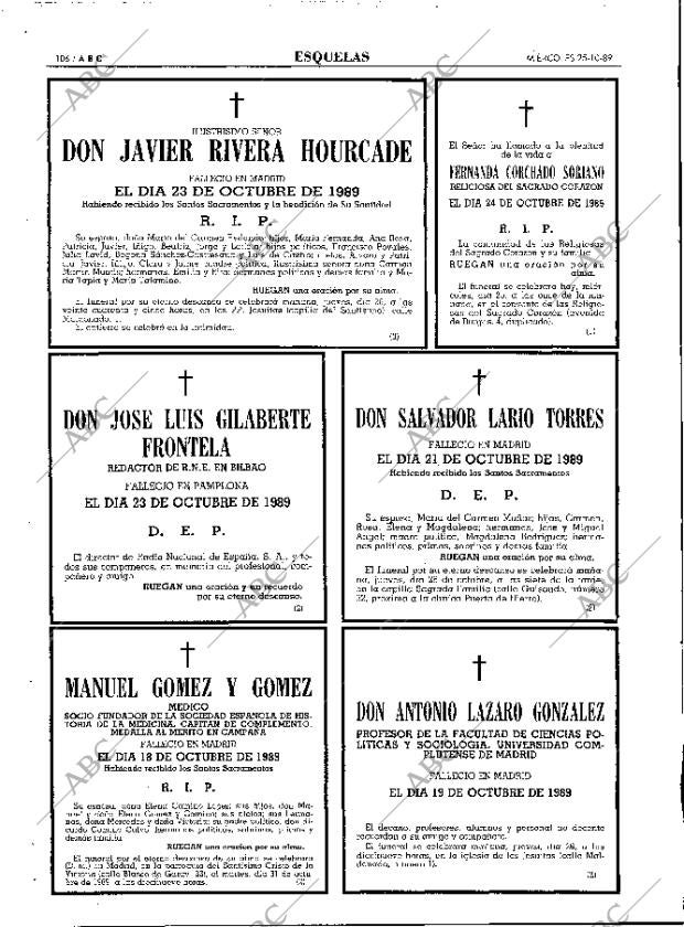 ABC MADRID 25-10-1989 página 106