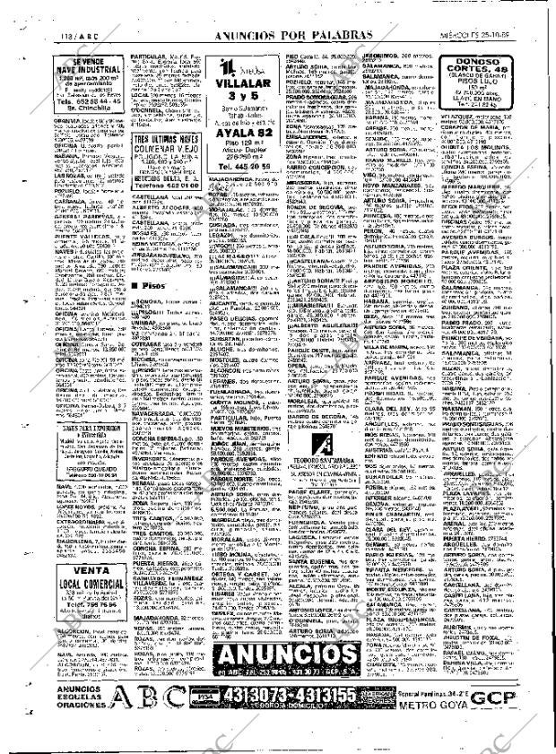 ABC MADRID 25-10-1989 página 118