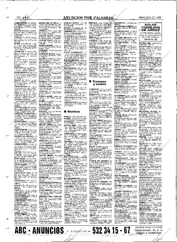 ABC MADRID 25-10-1989 página 122