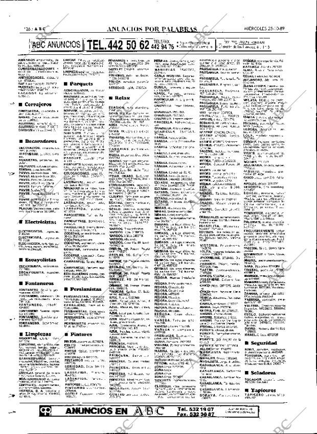 ABC MADRID 25-10-1989 página 126