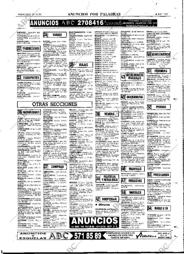 ABC MADRID 25-10-1989 página 127