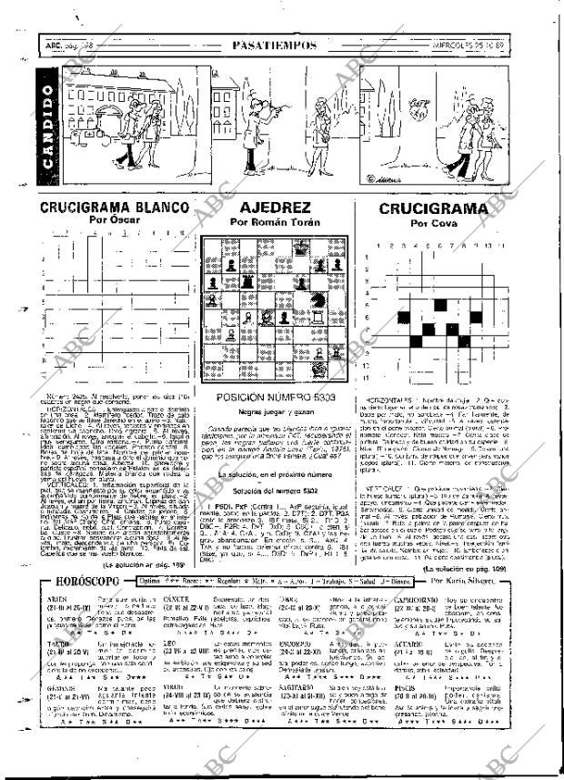 ABC MADRID 25-10-1989 página 128