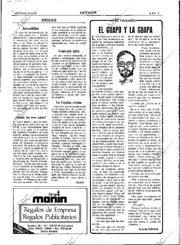 ABC MADRID 25-10-1989 página 21