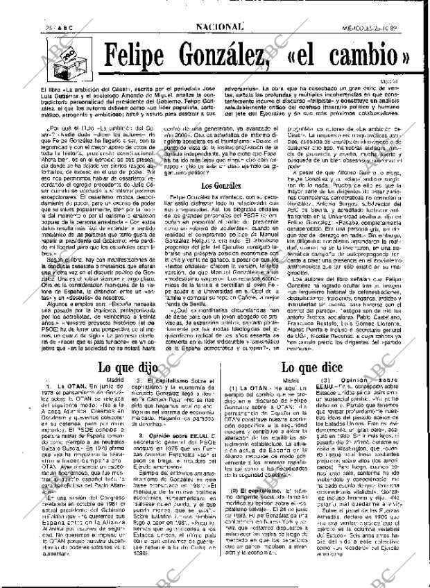 ABC MADRID 25-10-1989 página 26