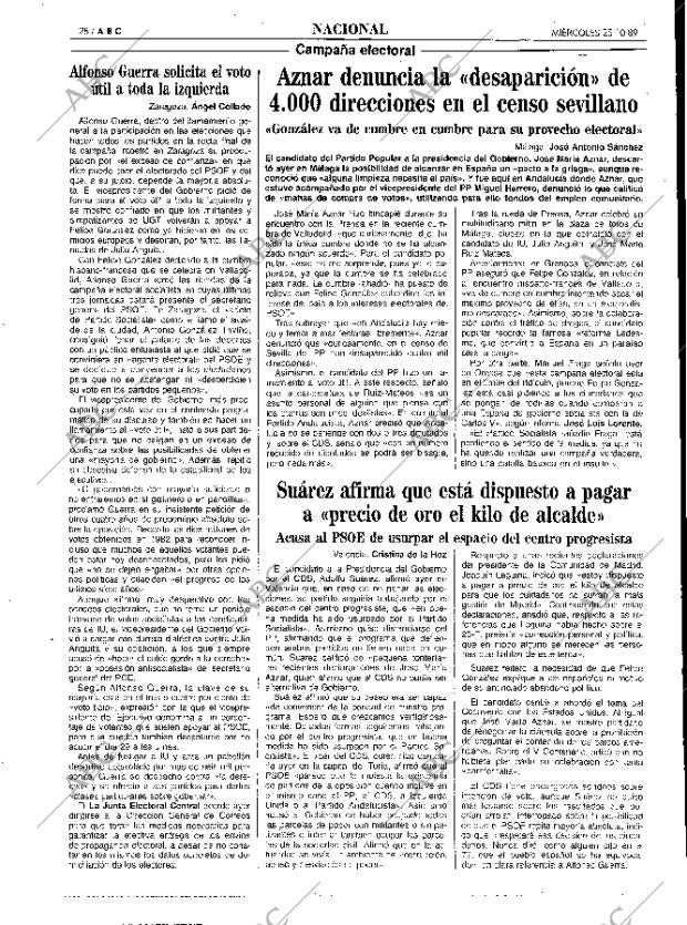 ABC MADRID 25-10-1989 página 28