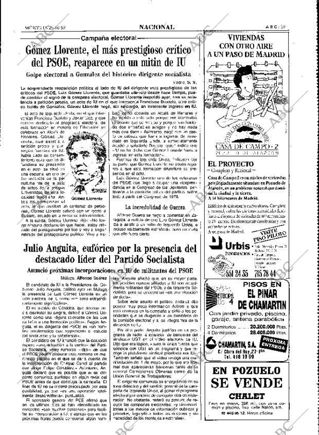 ABC MADRID 25-10-1989 página 29