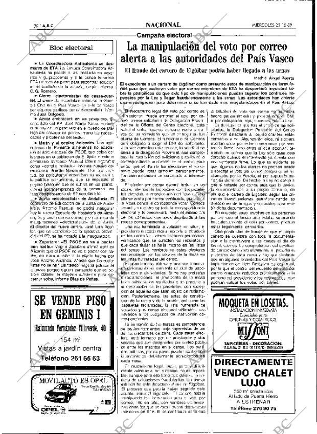 ABC MADRID 25-10-1989 página 30