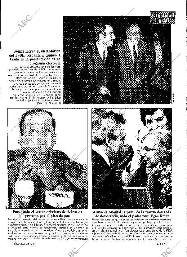 ABC MADRID 25-10-1989 página 5