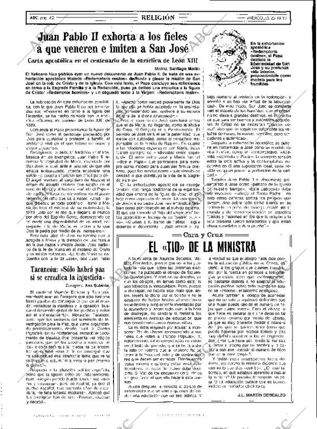 ABC MADRID 25-10-1989 página 62