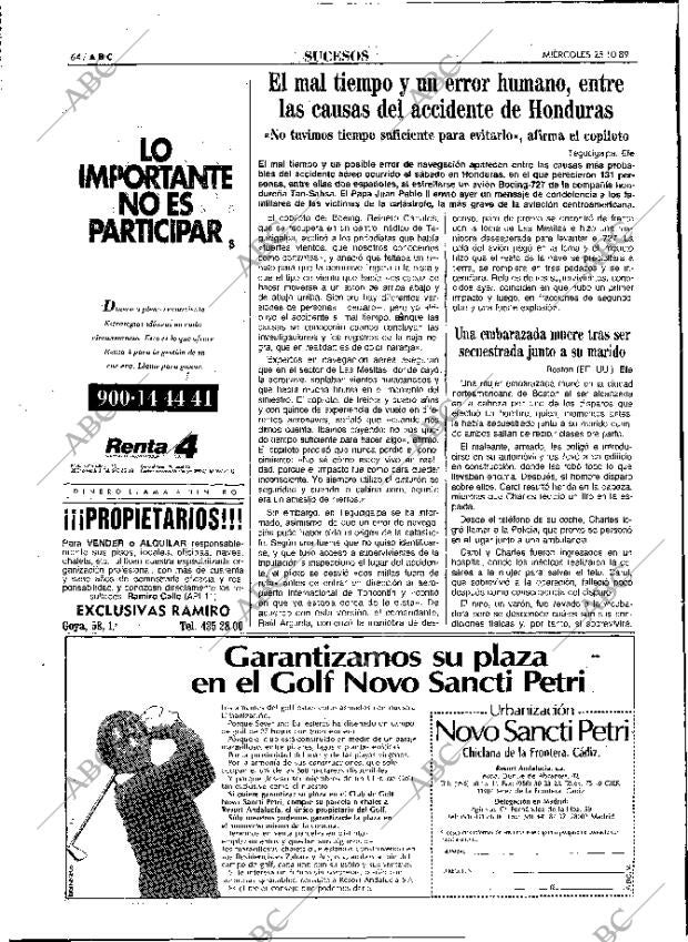 ABC MADRID 25-10-1989 página 64