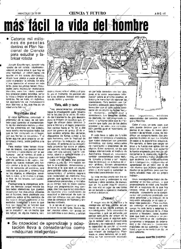 ABC MADRID 25-10-1989 página 69
