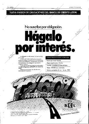 ABC MADRID 25-10-1989 página 74