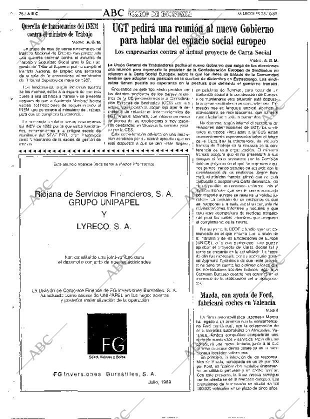 ABC MADRID 25-10-1989 página 76